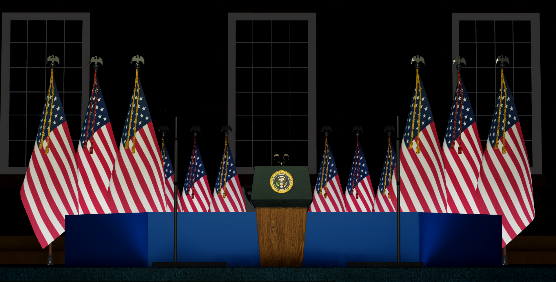 USA election themed membership tracker artwork